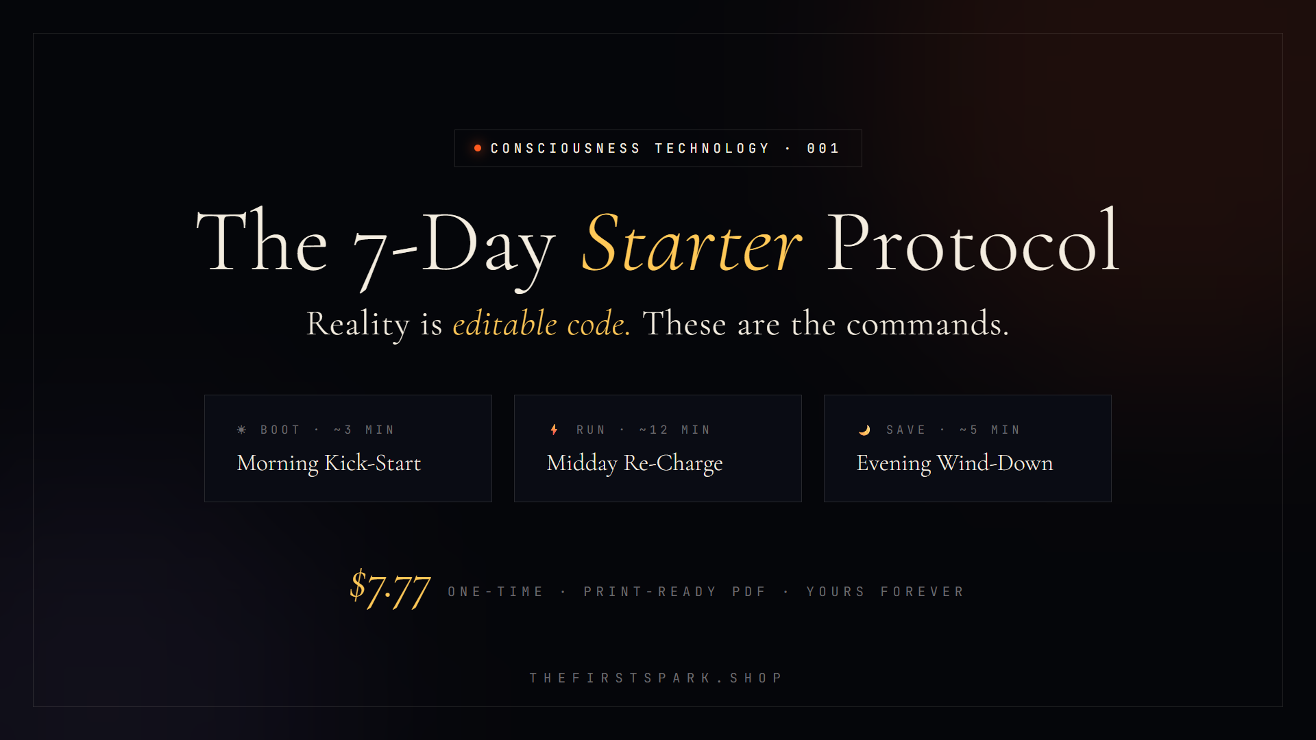 7-Day Starter Protocol (PDF)