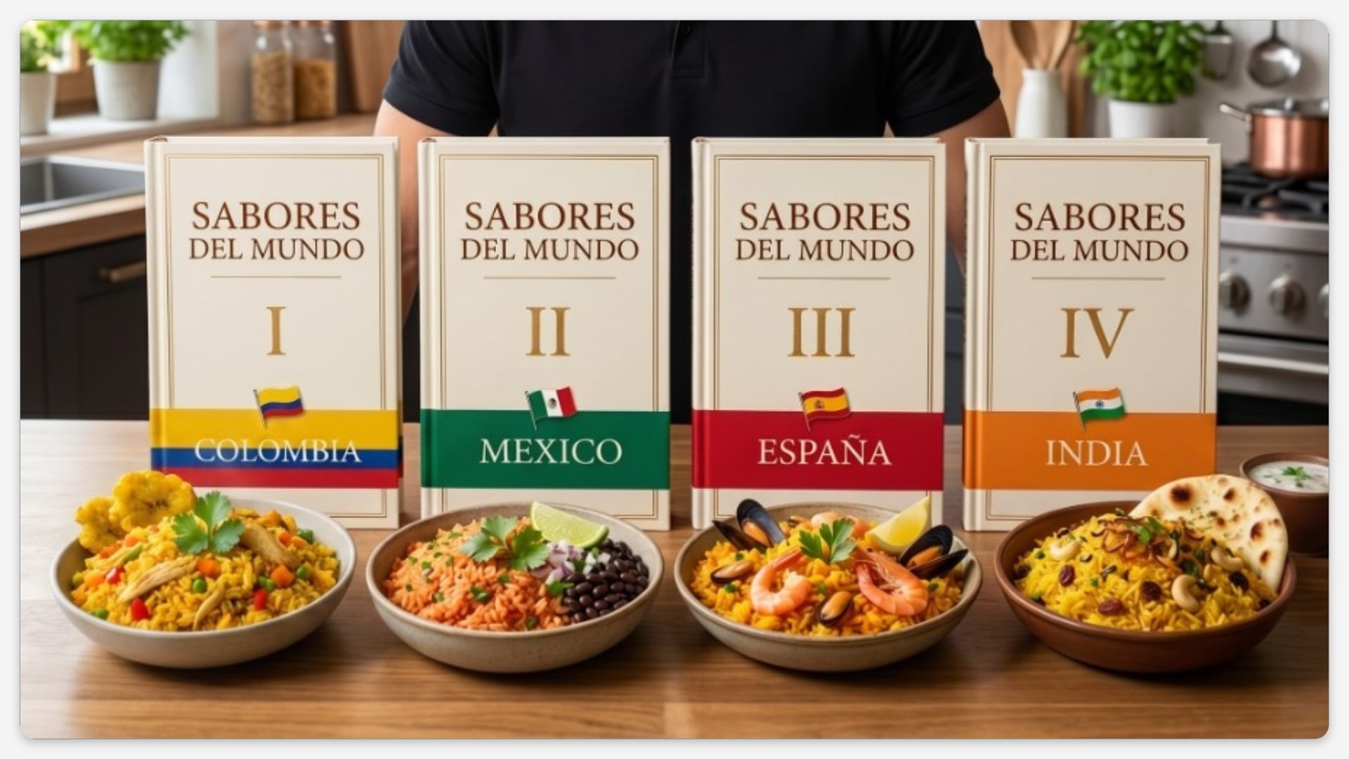 Sabores del Mundo:  Recetas de arroz de todo el mundo 