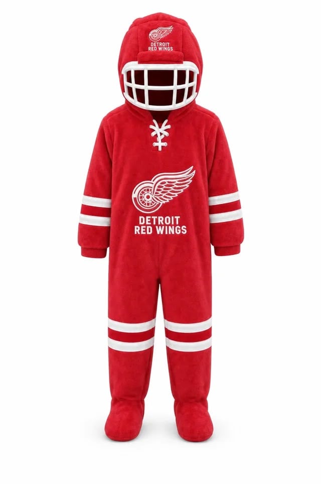 Detroit Red Wings Hockey Onesie