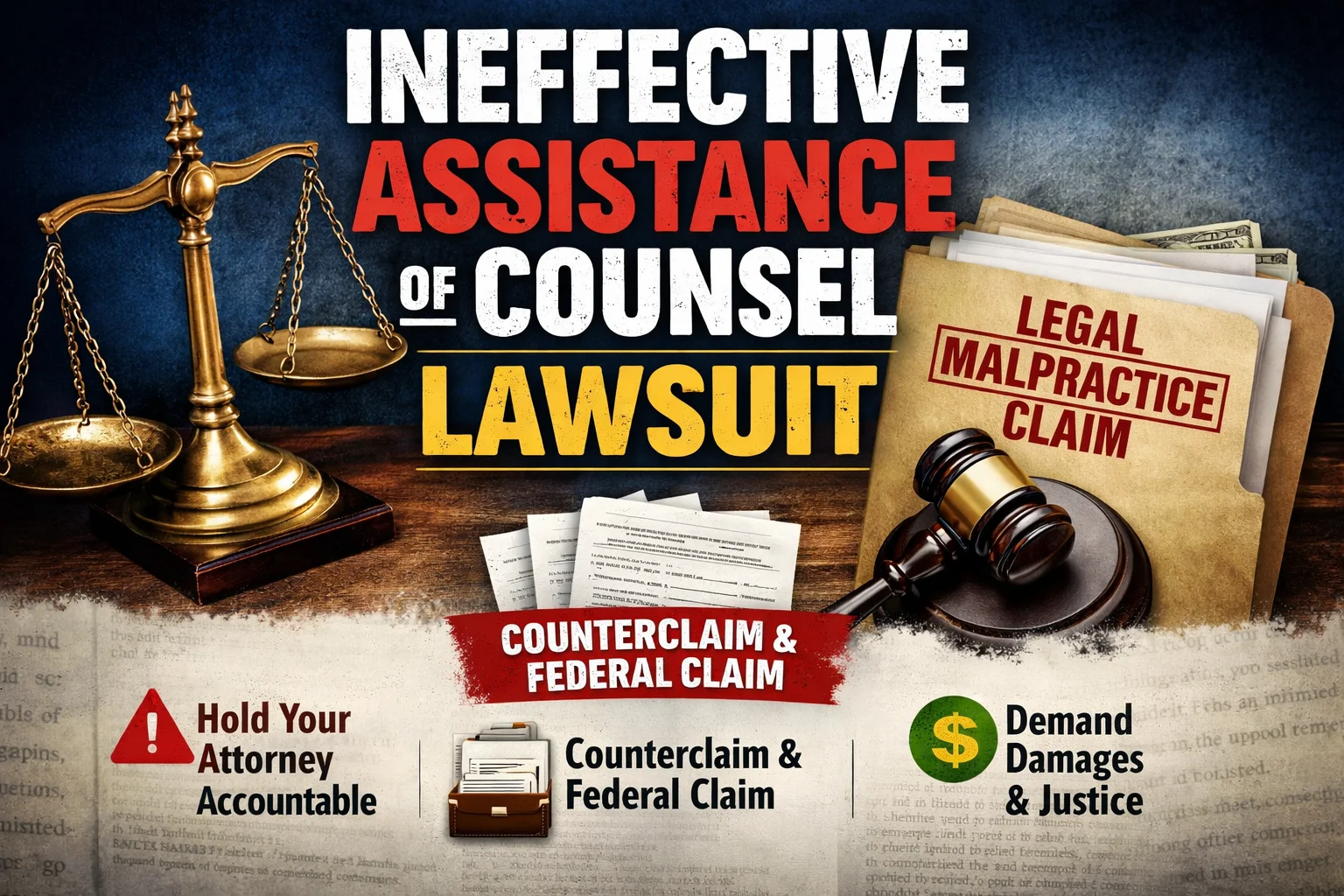 🔥 INEFFECTIVE ASSISTANCE OF COUNSEL LAWSUIT