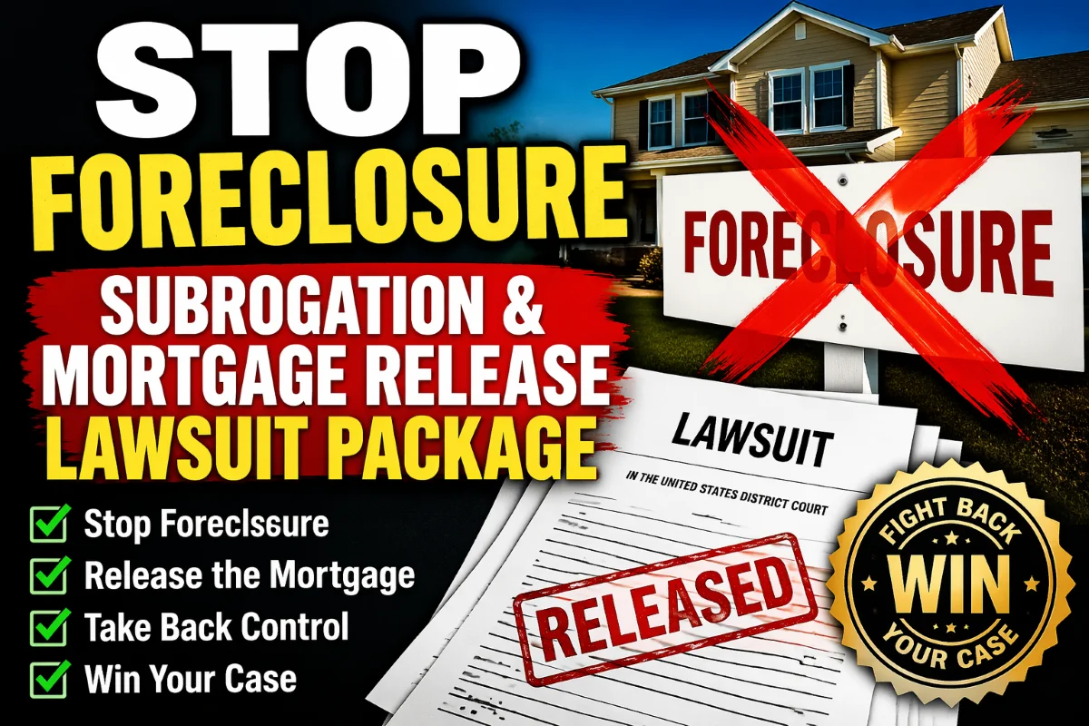 SUBROGATION AND MORTGAGE RELEASE LAWSUIT PACKAGE