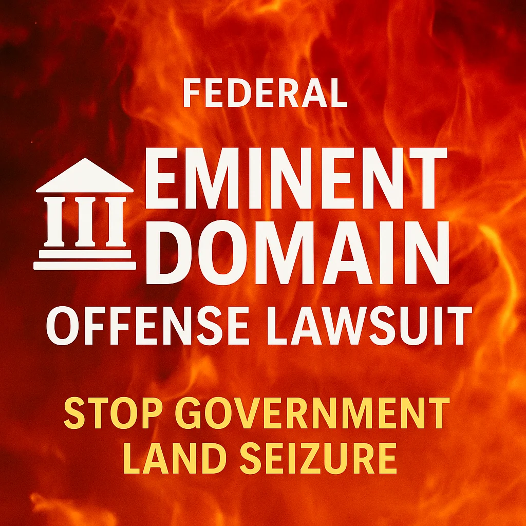 EMINENT DOMAIN OFFENSE LAWSUIT PACKAGE