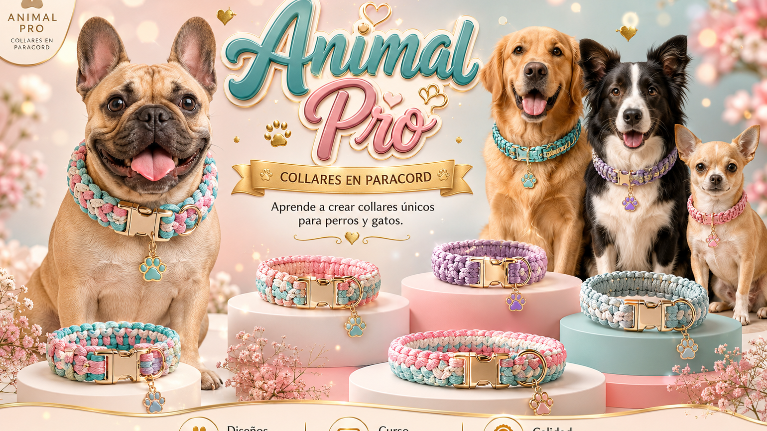 Curso de Collares en Paracord para Mascotas