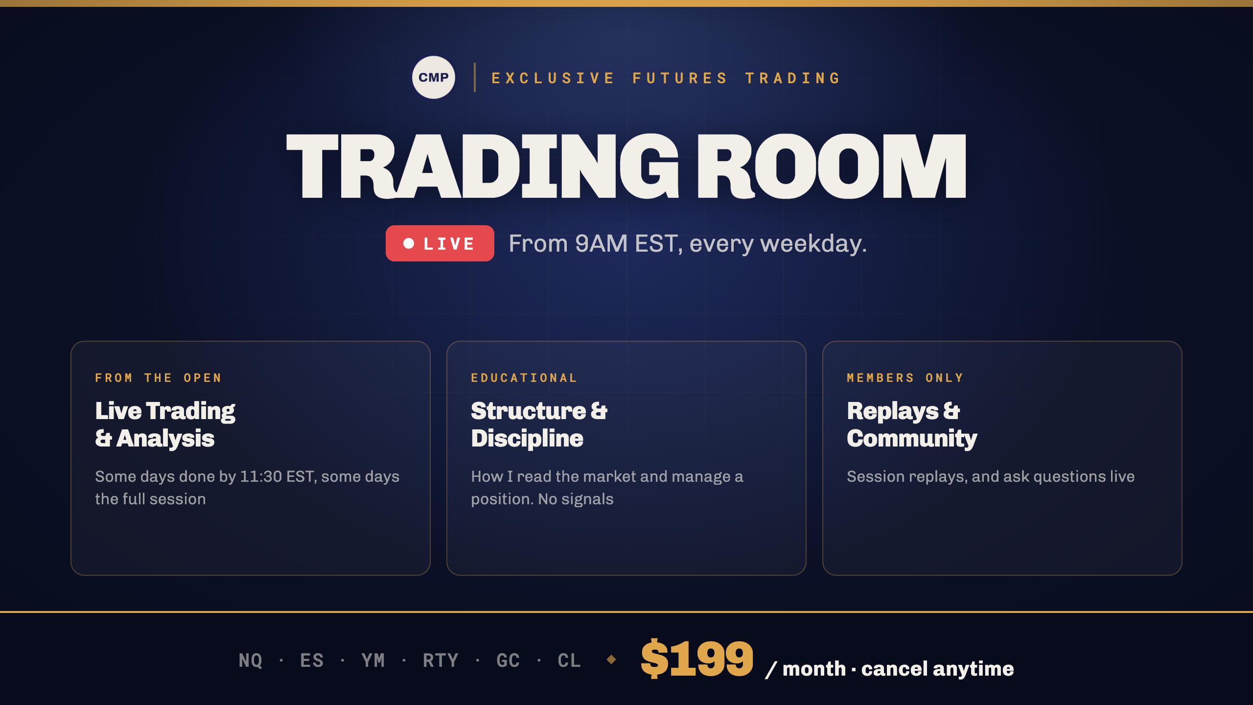 CMP Trading Room