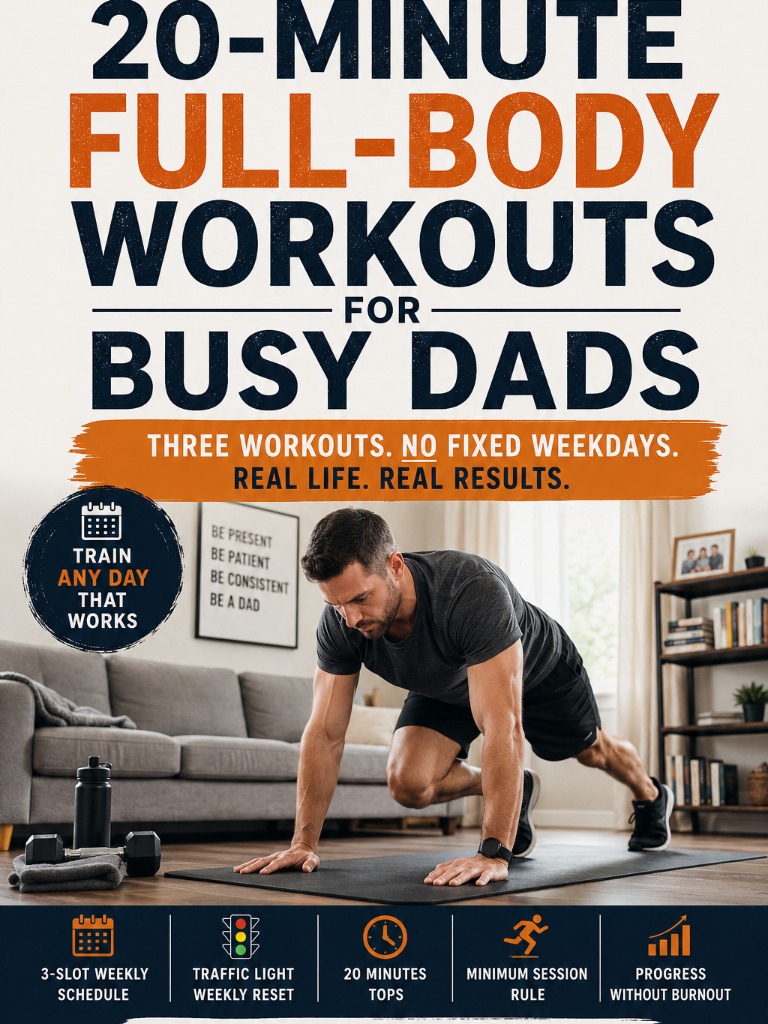 Working Fathers Train Their Whole Body Without Missed Weekdays