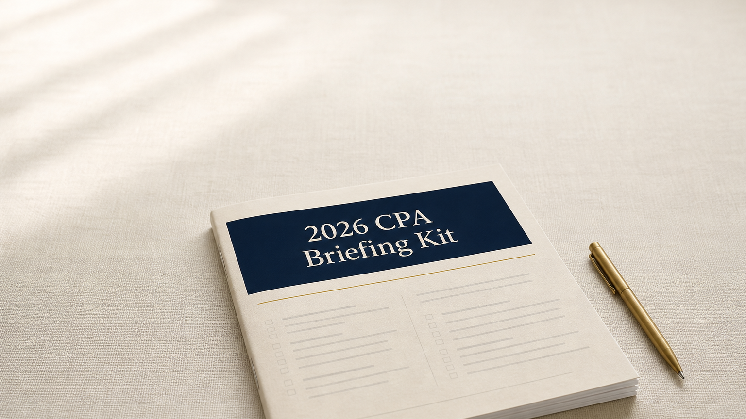 2026 CPA Briefing Kit