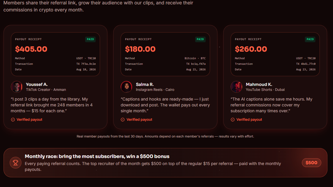 Clip Earn