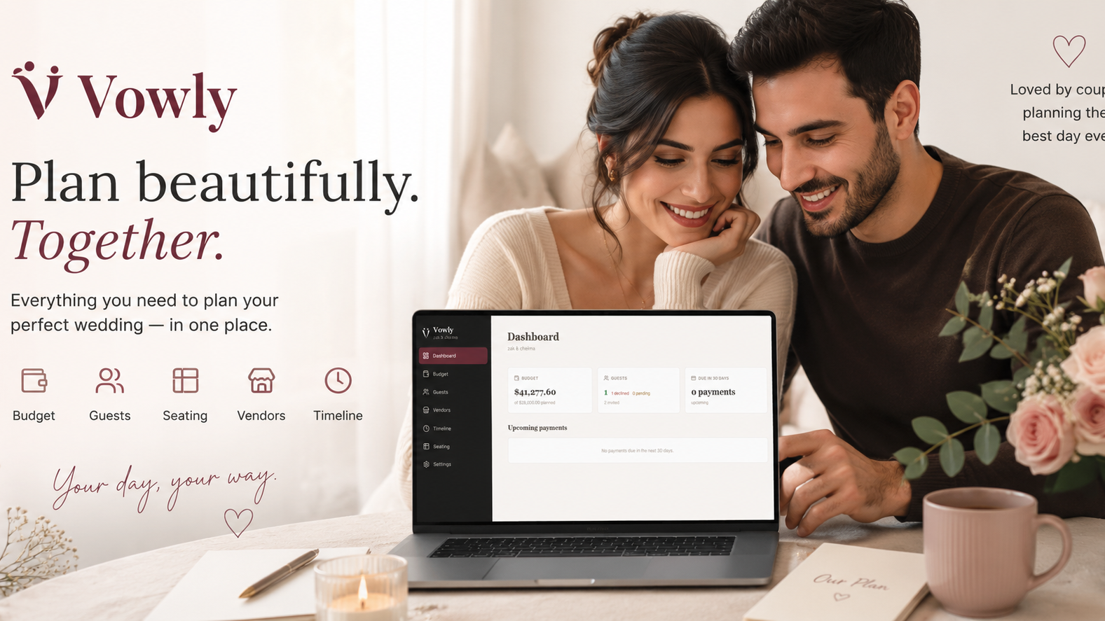Vowly - Wedding Planning Platform