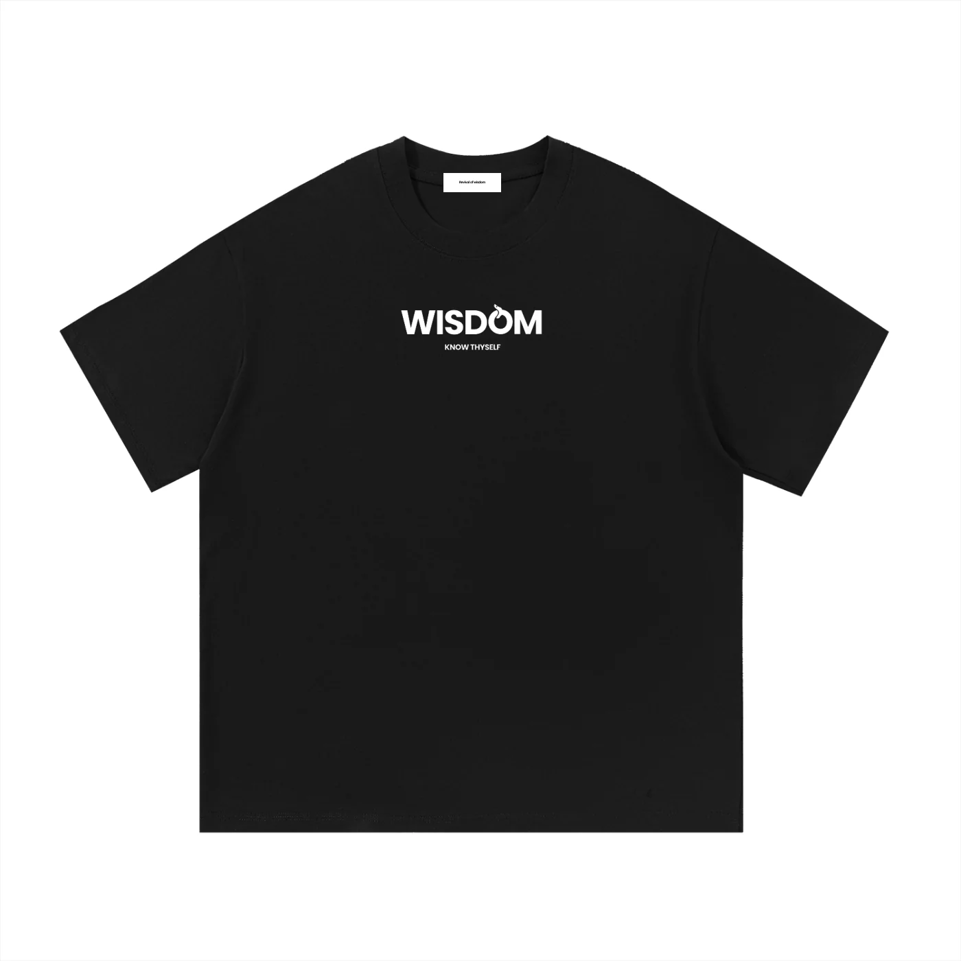 Ouroboric Wisdom Unisex Tee (White Text)