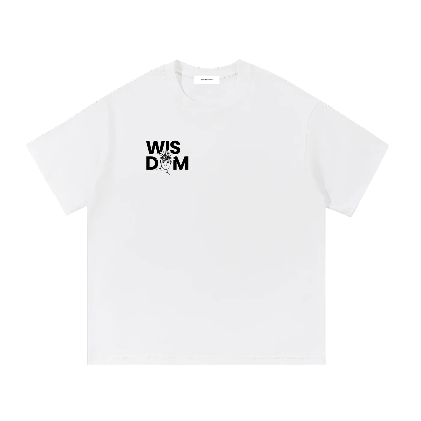 Illuminated With Wisdom Unisex Tee (Black Text)