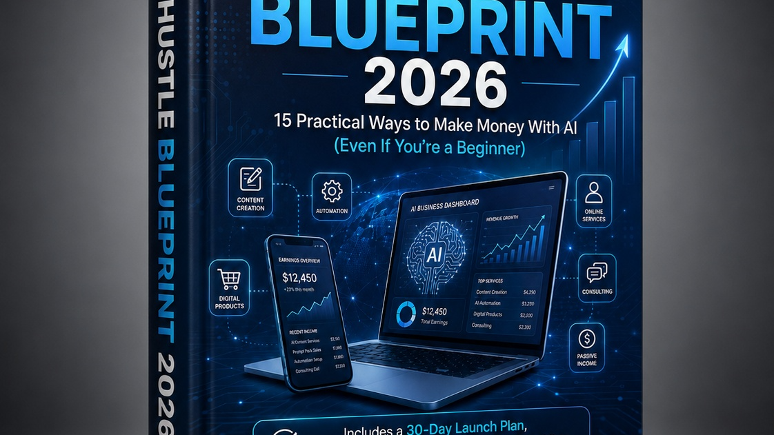 AI Side Hustle Blueprint 2026 cover