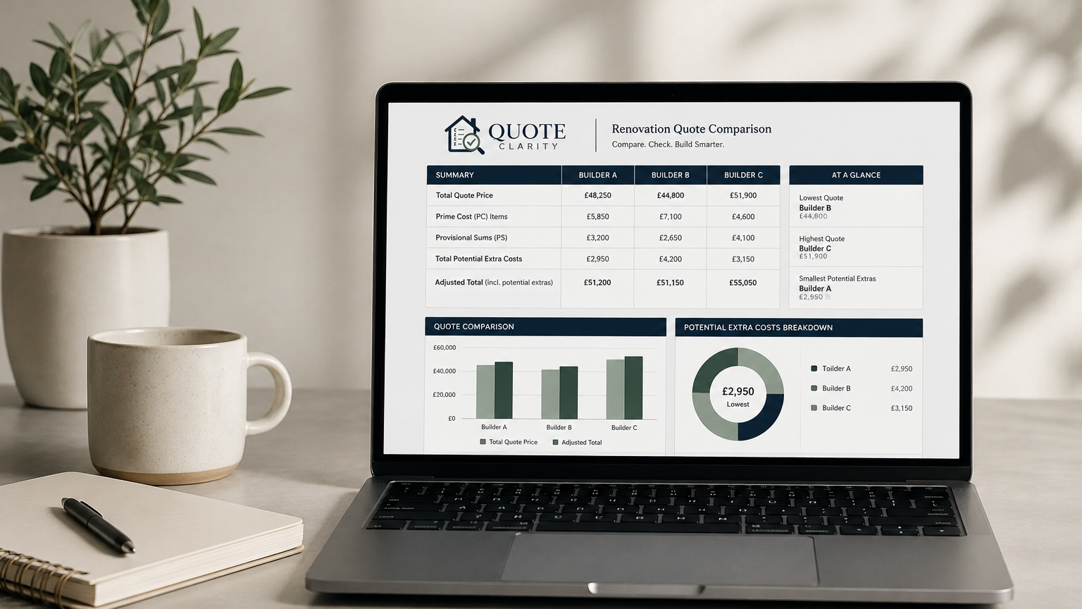 UK Renovation Quote & Cost Control Kit