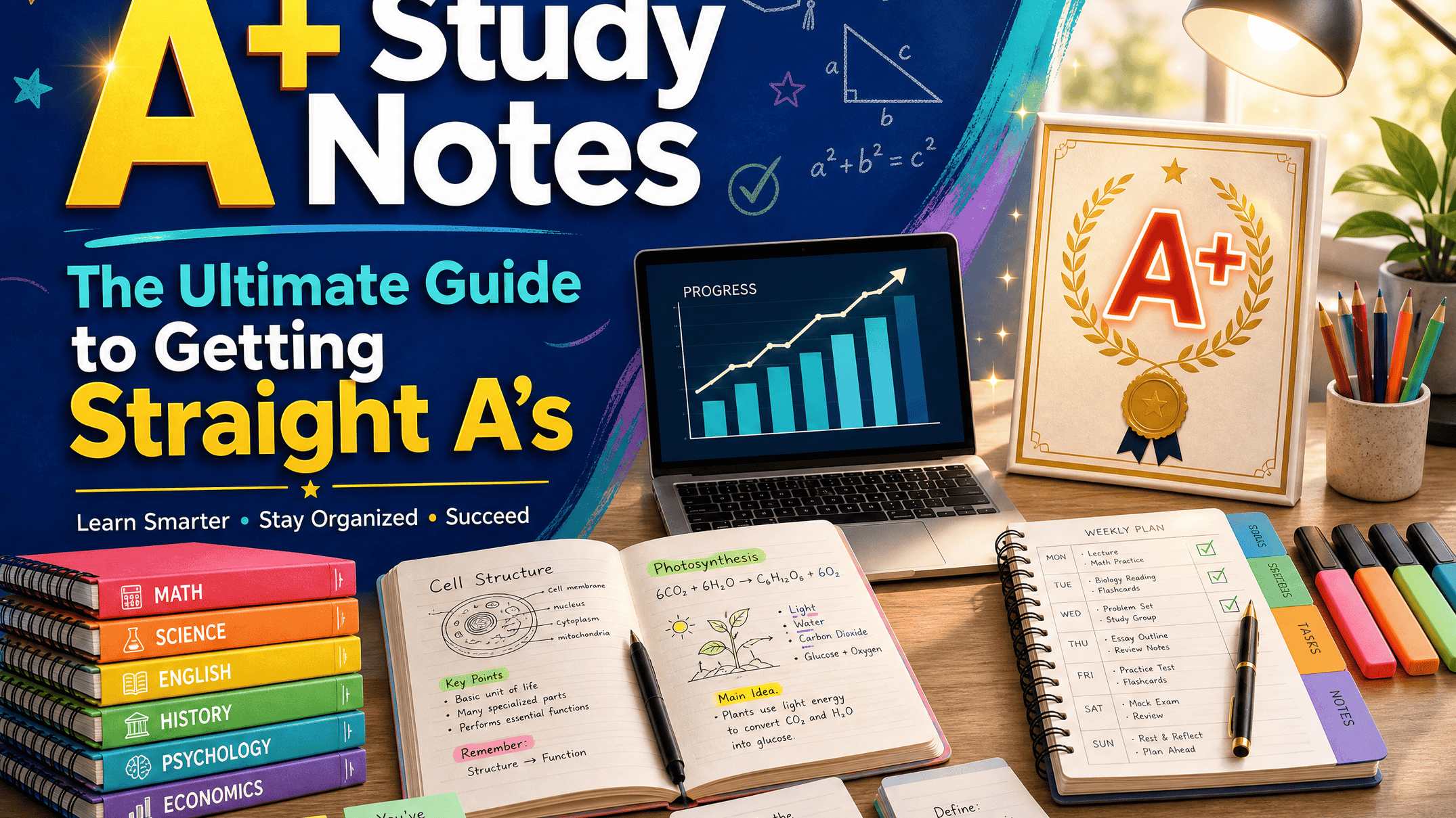 A+ Study Notes: The Ultimate Guide to Straight A's