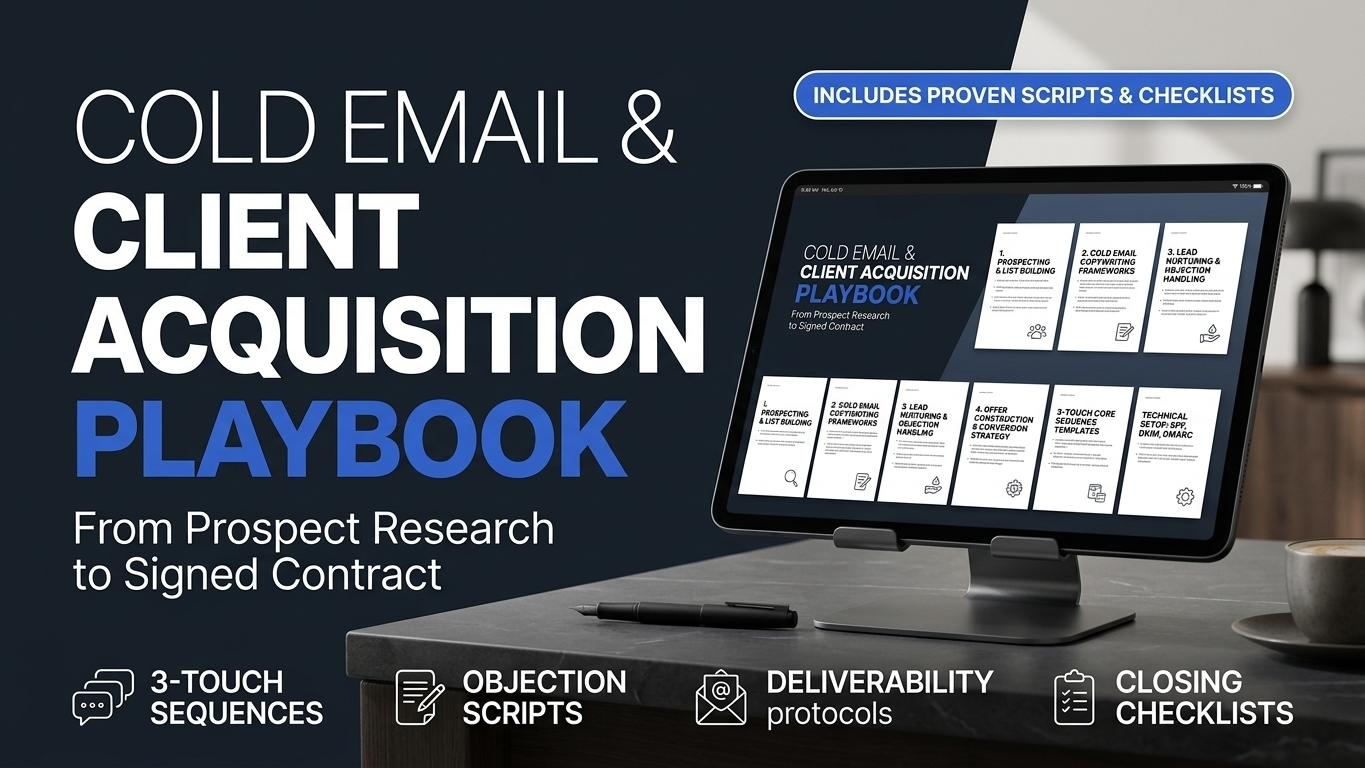 Cold Email Playbook: Prospect to Clients