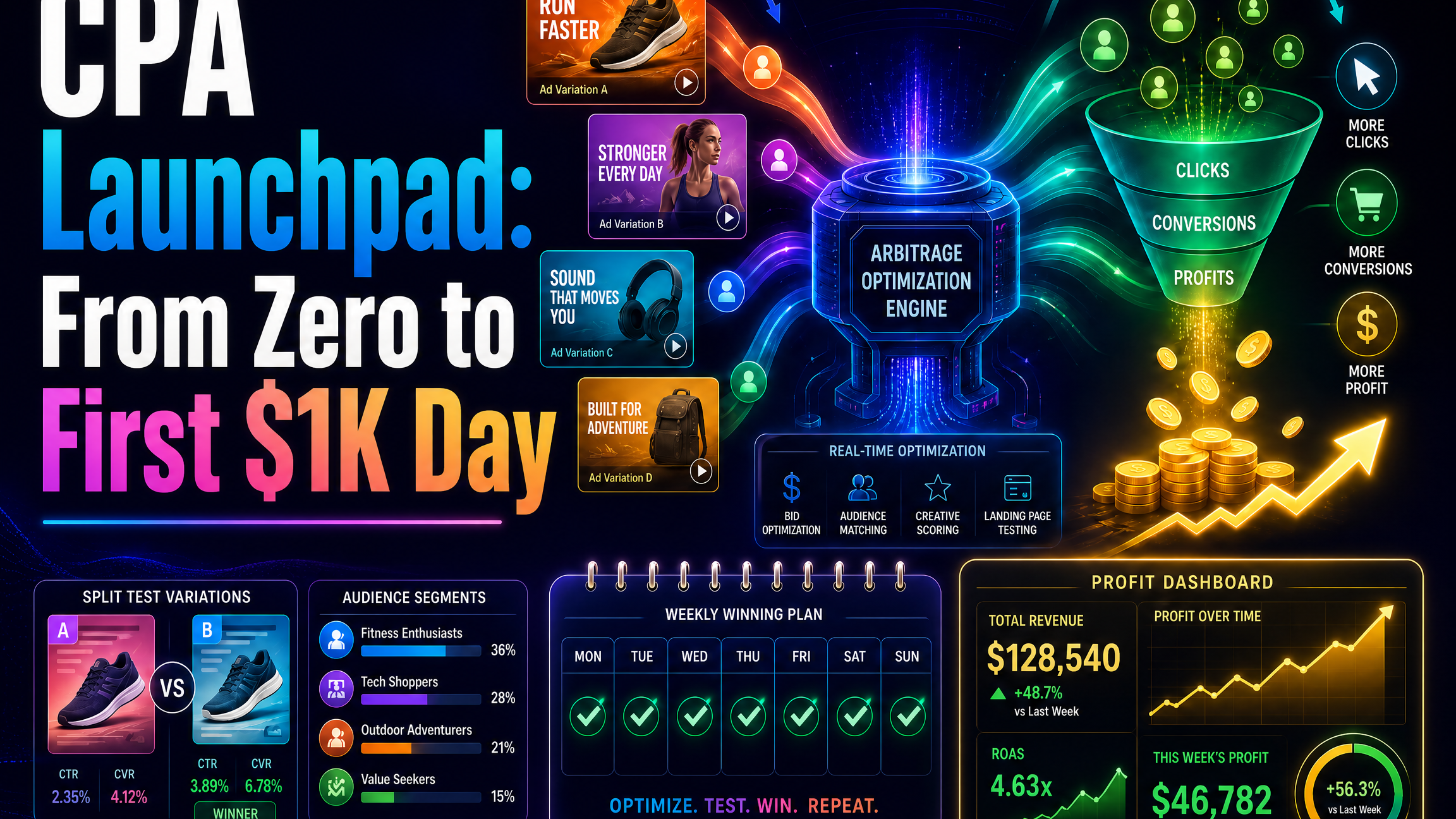 CPA Launchpad: From Zero to First $1K Day