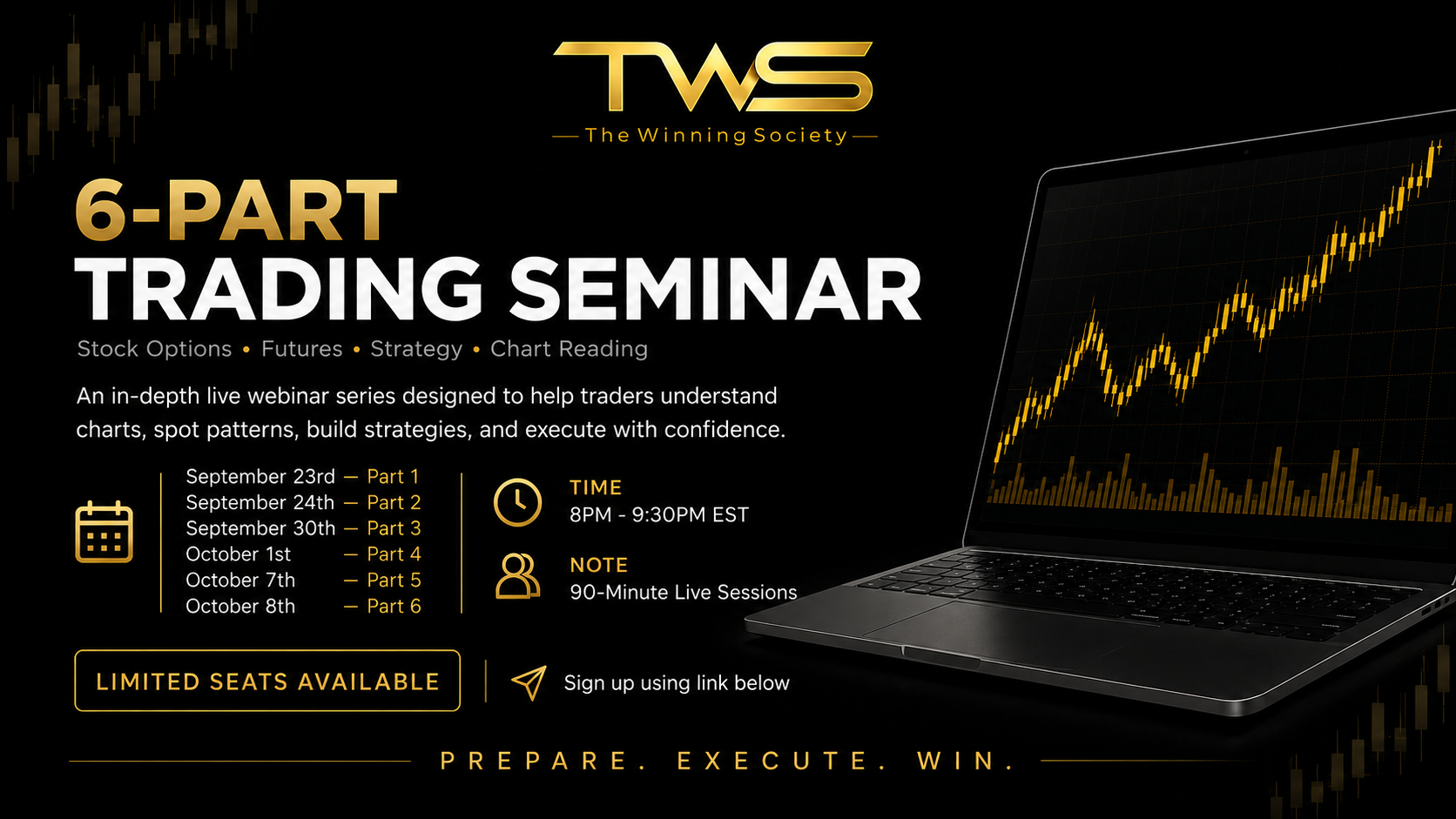 The Winning Society - 6 Course Trading Seminar