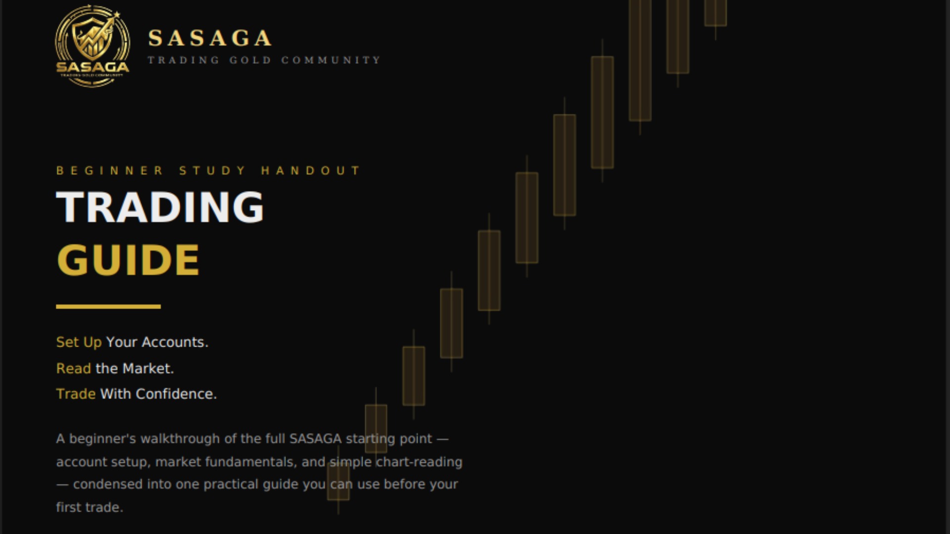SASAGA  BEGINNER  GOLD TRADING GUIDE HANDOUT