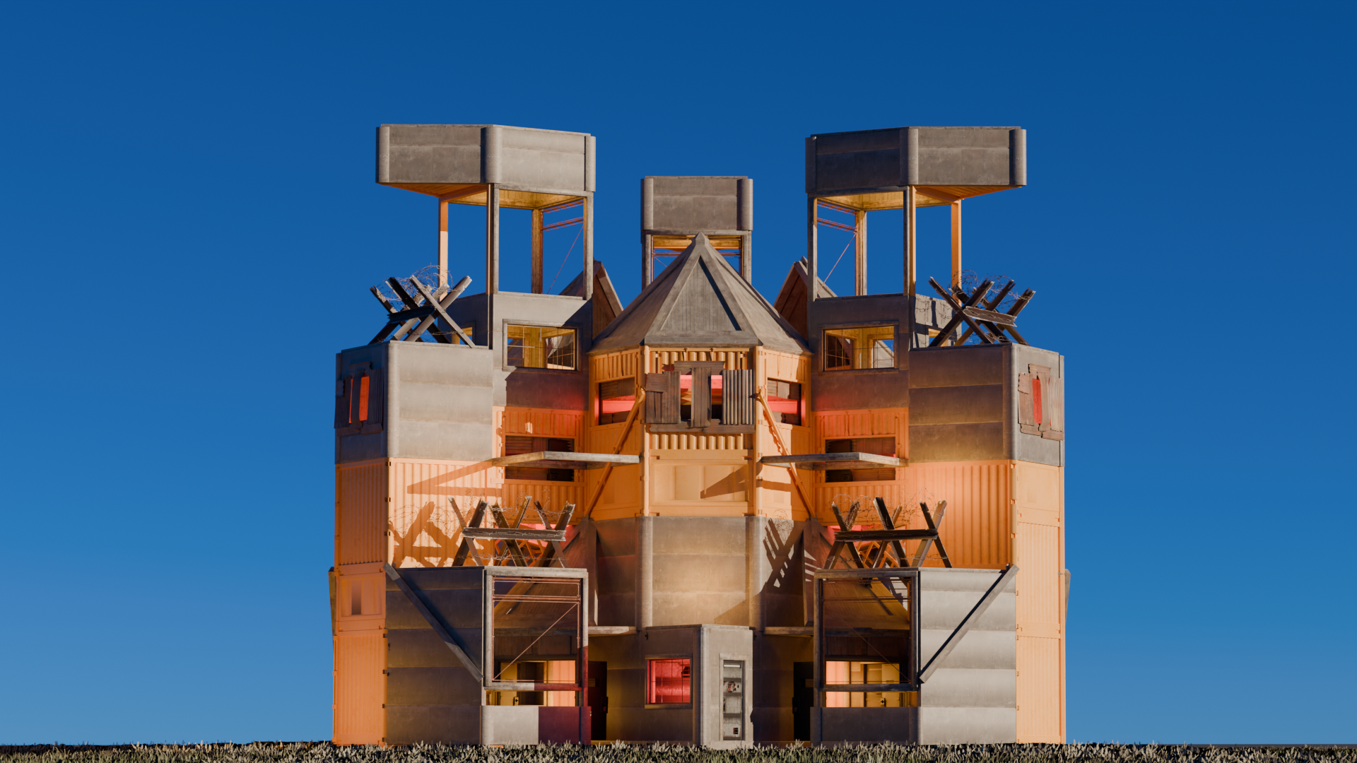 SPIDER - Limited Edition SOLO/DUO Bunker Base | RUST