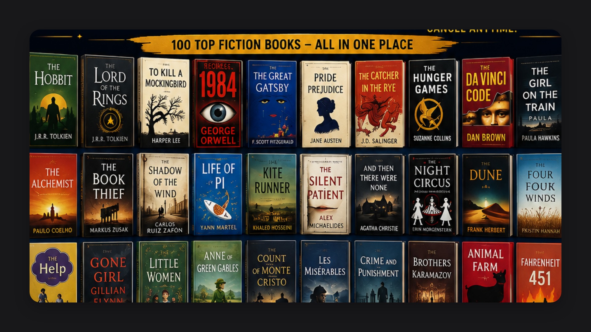 Top 100 Fiction Books 2026