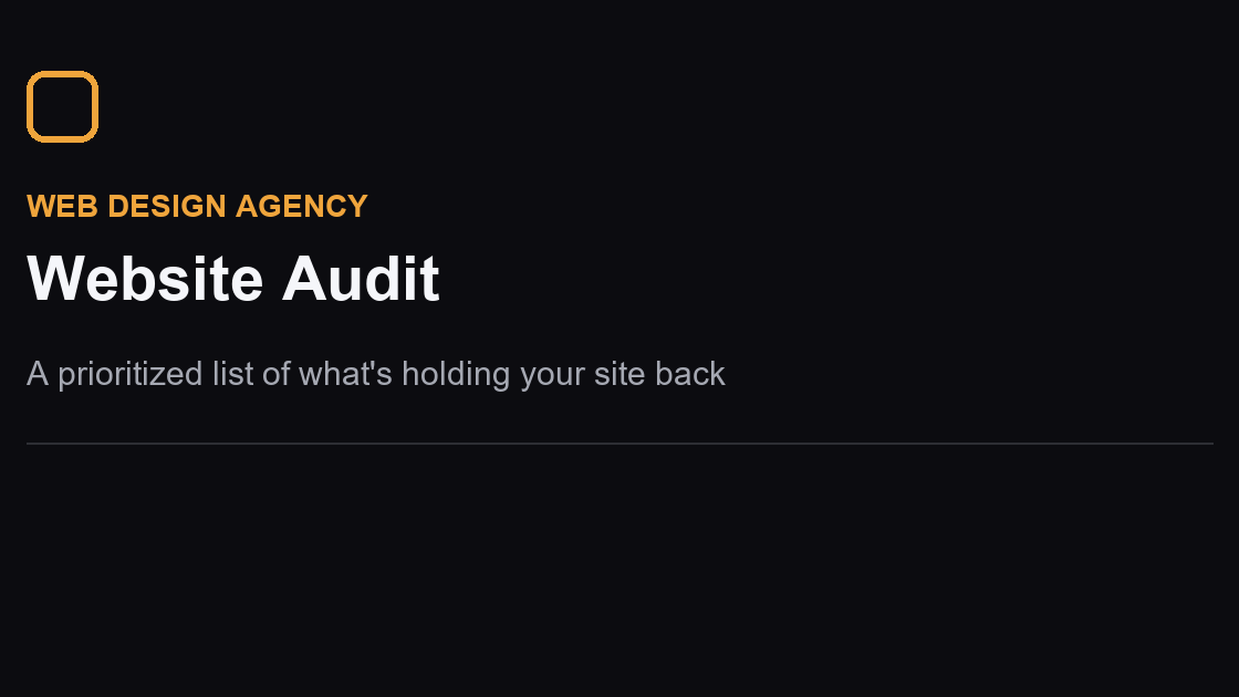 Website Audit