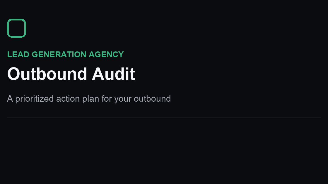 Outbound Audit