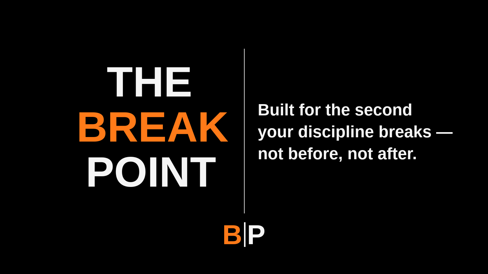 The Break Point
