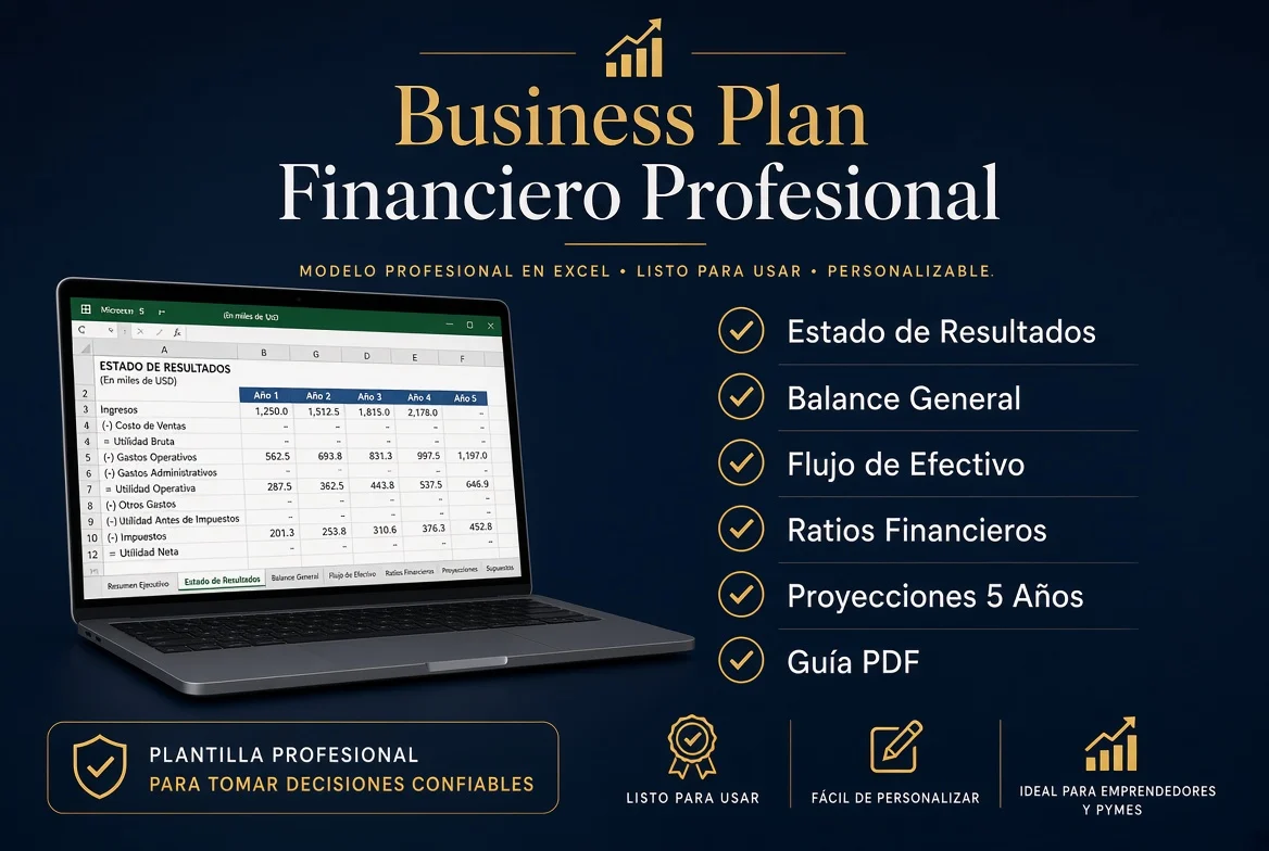 Business Plan Financiero Profesional Premium