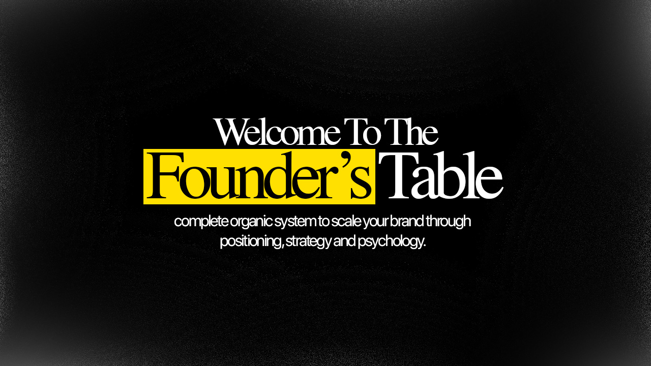 The Founder's Table