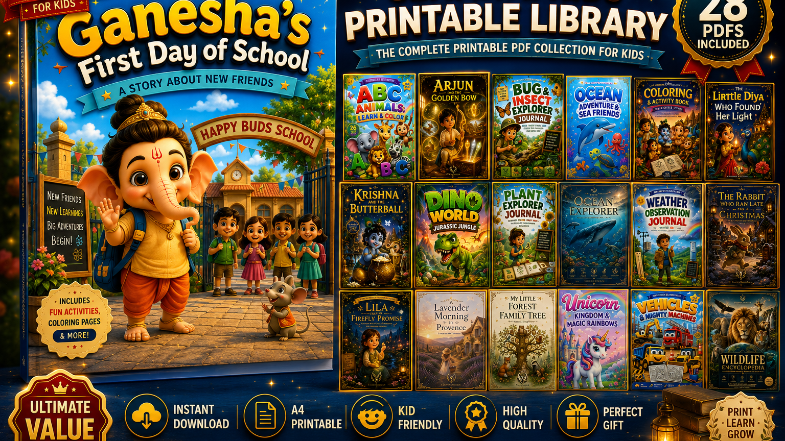Ultimate Kids Learning & Storybook Mega Bundle (25+ Books & Activities)