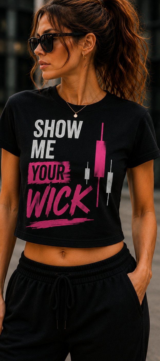 Show Me Your Wick Crop Tee