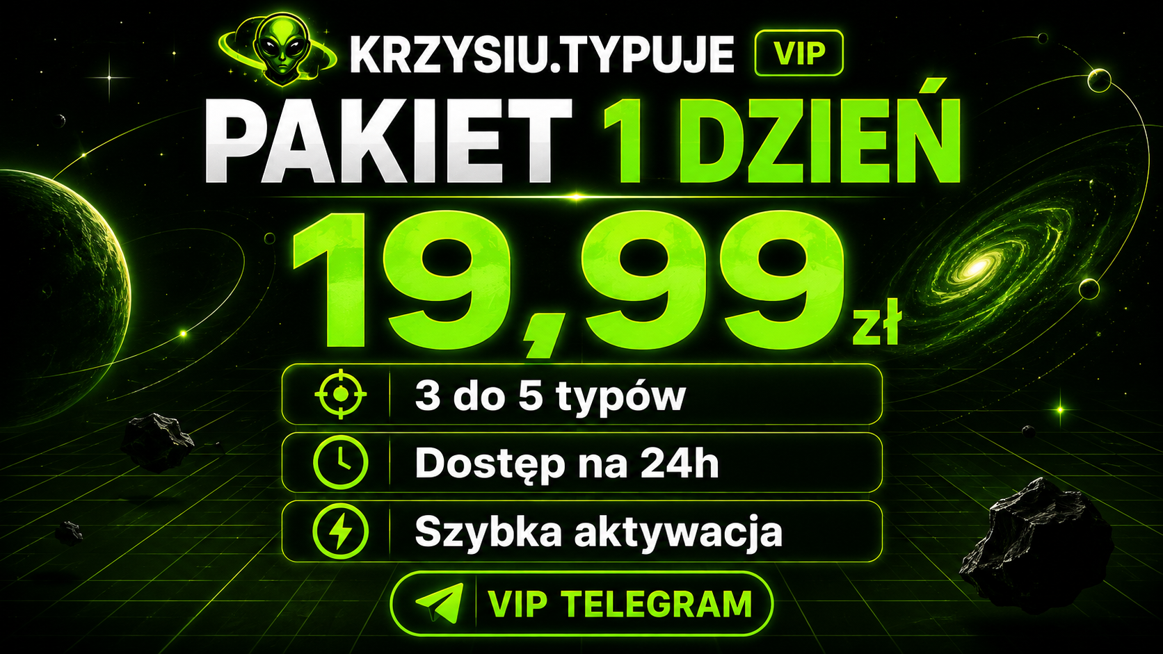 🛸 | Pakiet 1 dzień