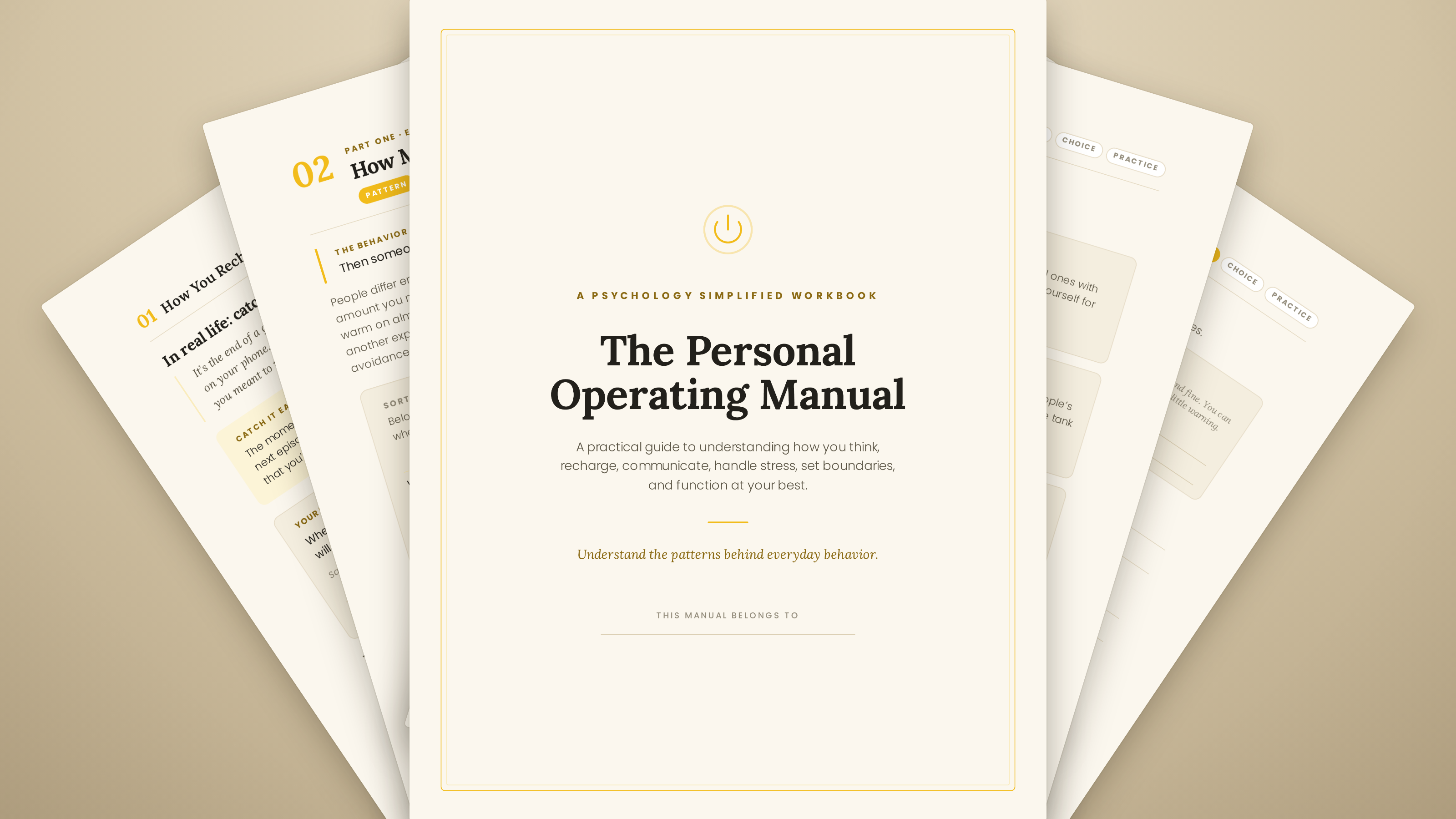 The Personal Operating Manual