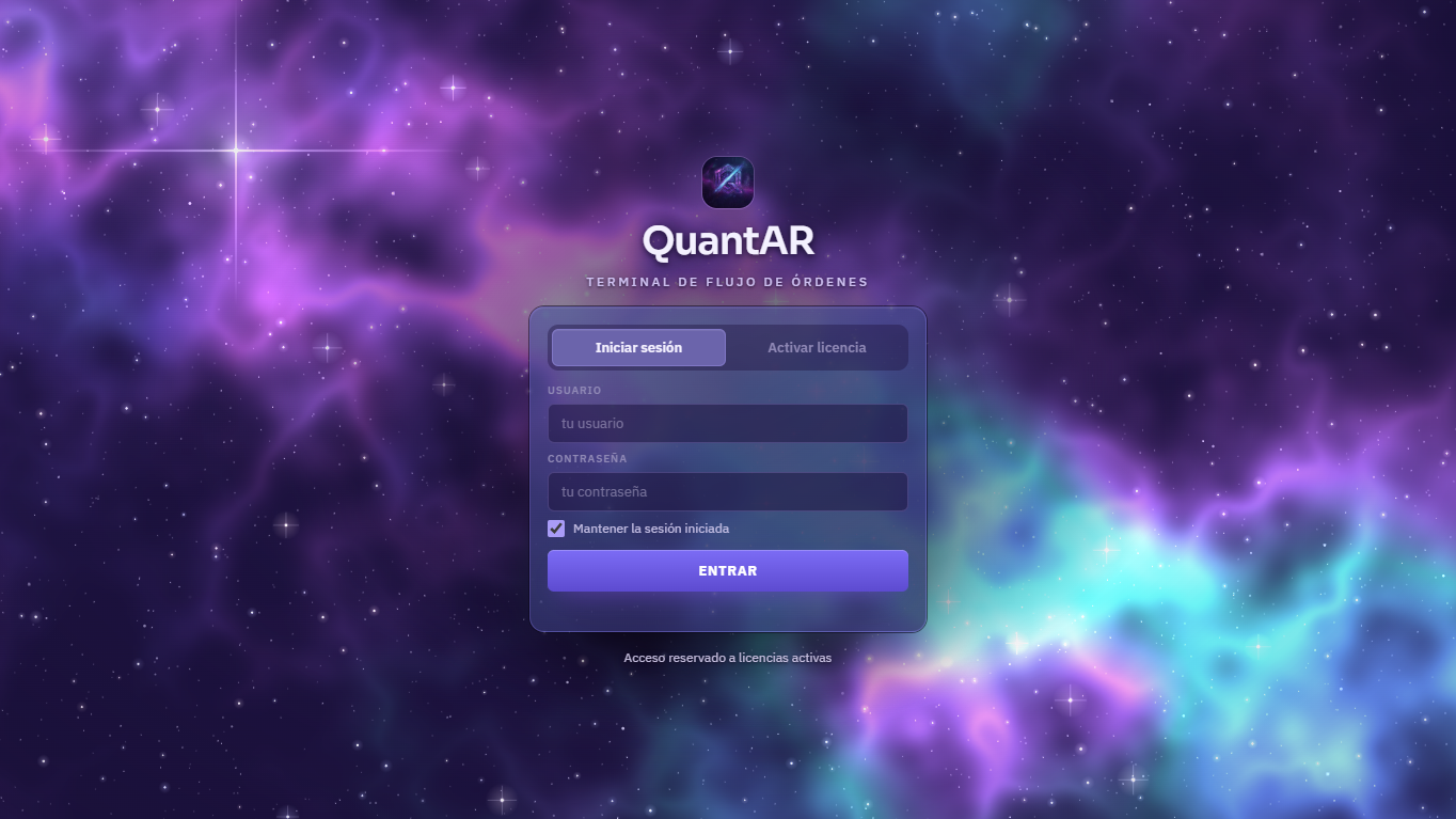 QuantAR Terminal