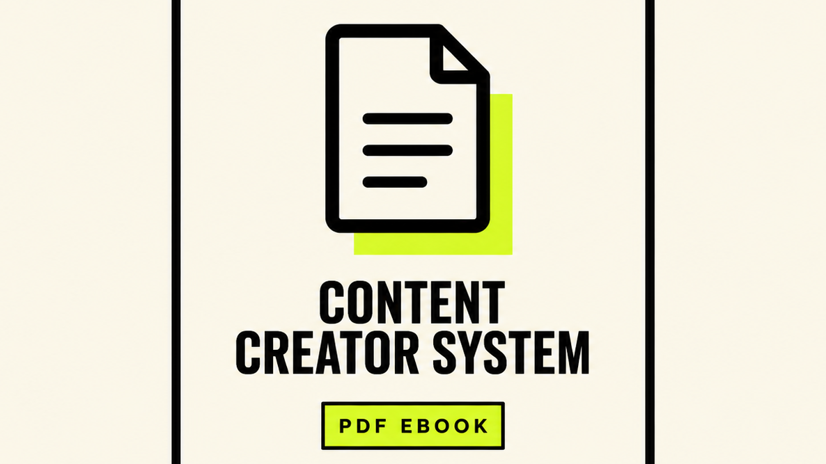 The Content Creator System — Light Edition