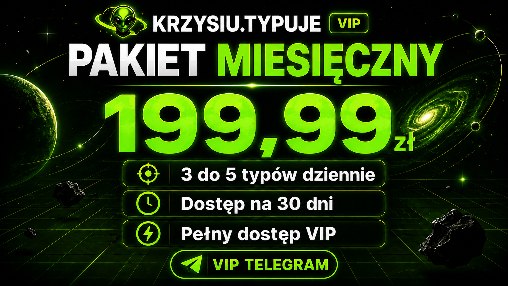 🌌 | Pakiet miesięczny