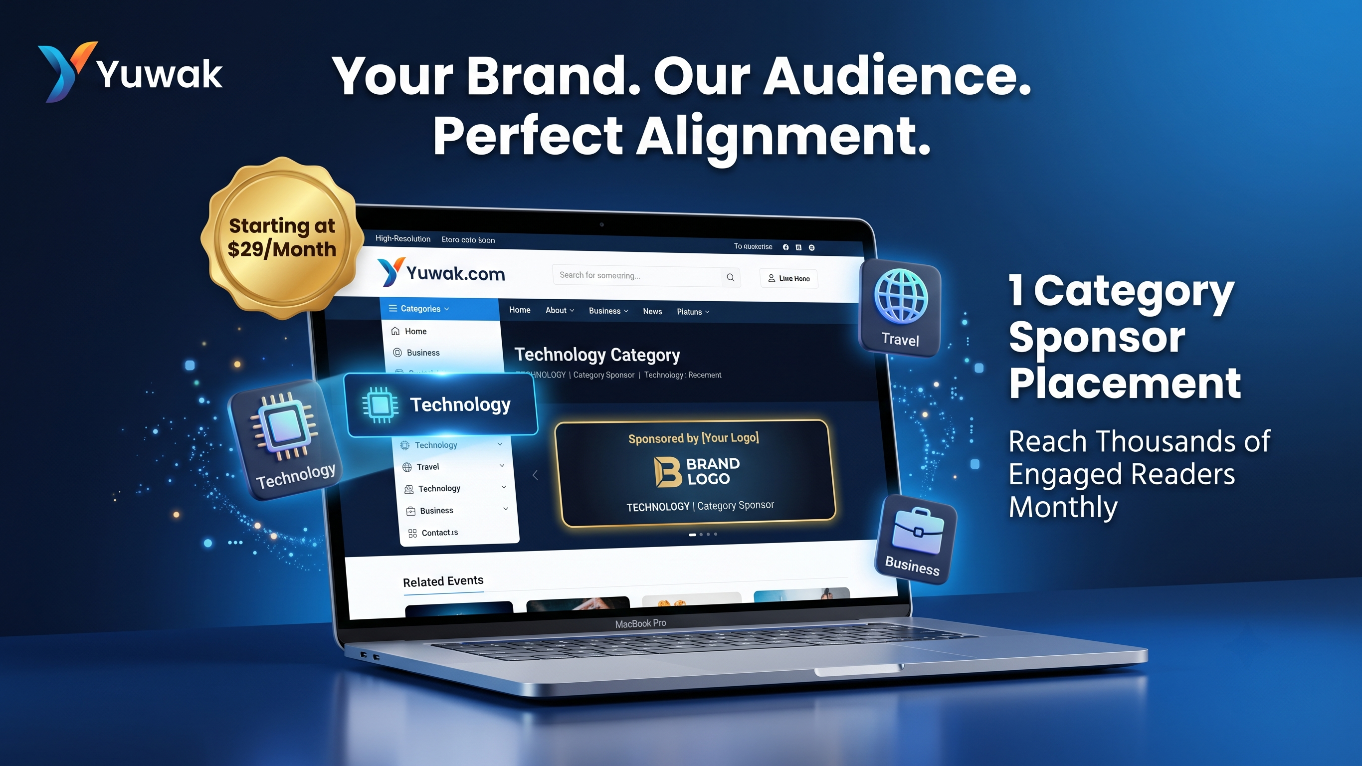 1 Category Sponsor Placement in Yuwak