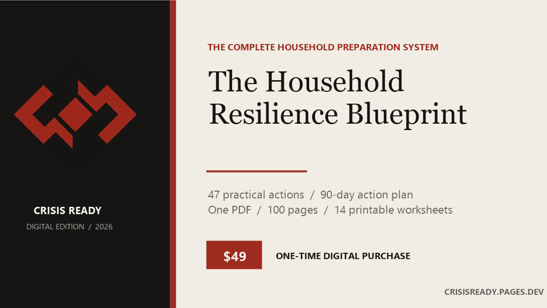Household Resilience Blueprint - 2026 Edition