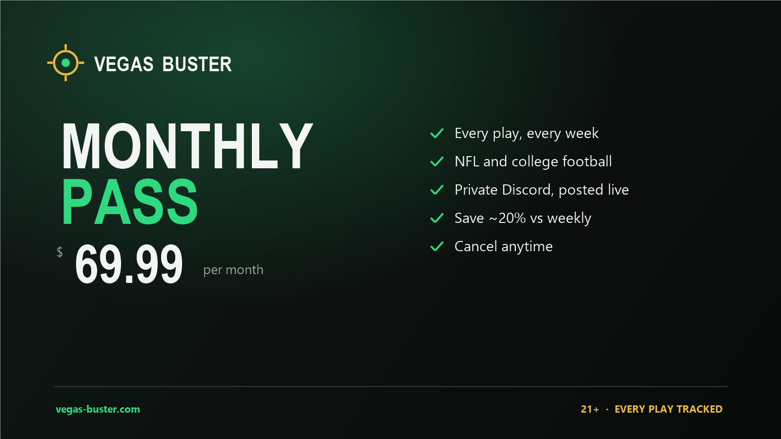 Monthly Access Subscription