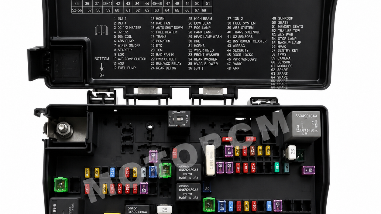 2014 DODGE RAM 1500 | TIPM | PN 68192083AF | VIN Programmed Plug & Play