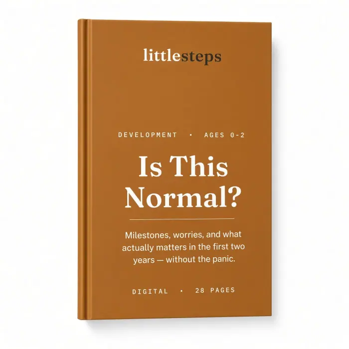 Is This Normal? - Milestones, worries, and what actually matters in the first two years. without the panic. — view 2