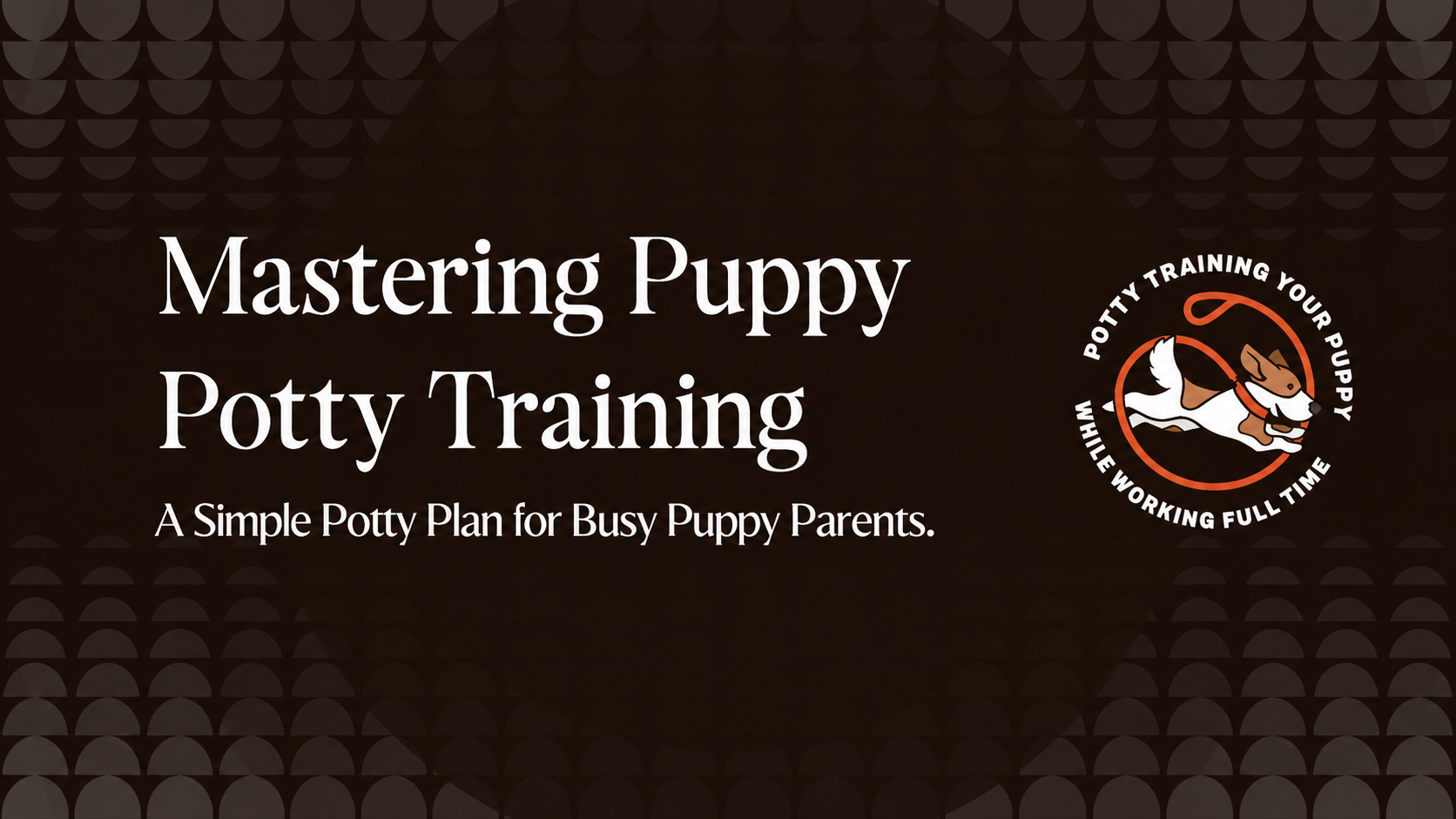 Potty Training Your Puppy While Working Full Time