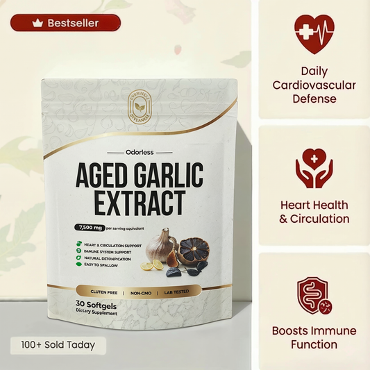 EverWell® Aged Garlic Extract - 7500mg Odorless Softgels