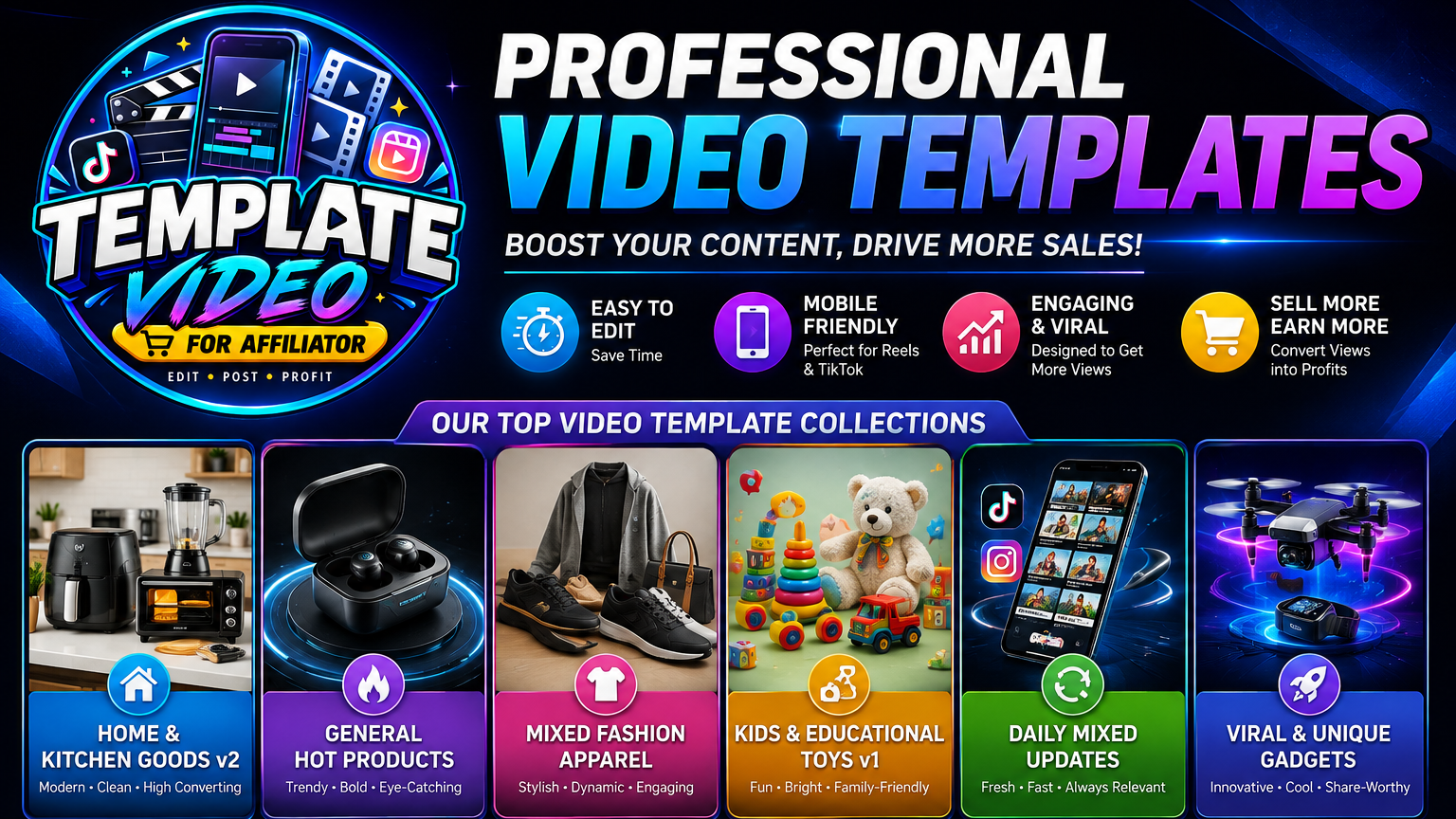 6,000+ Ultimate Affiliate Content Bank [All Categories]