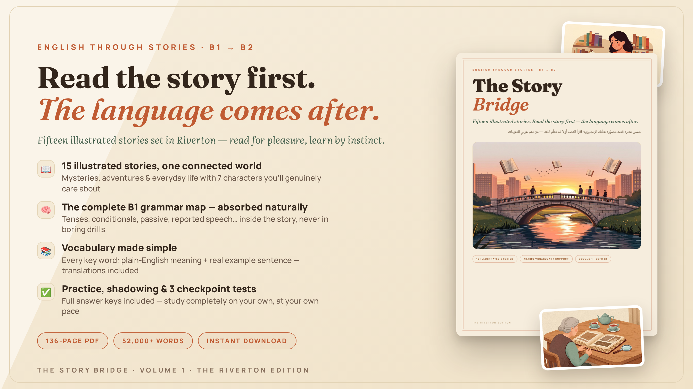 The Story Bridge — Volume 1 | Learn English Through Stories (B1→B2)