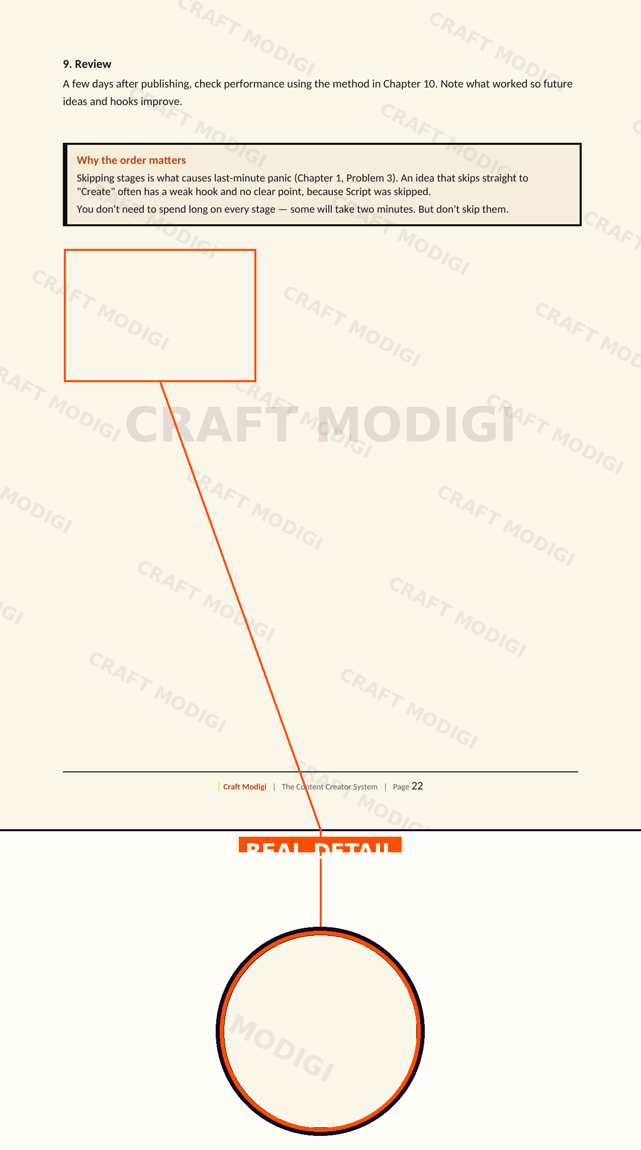 Preview 2 of The Content Creator System — Light Edition, with a real detail callout