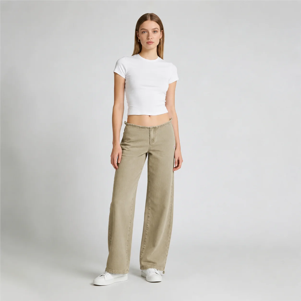 Ludmilla AdjustFit™ Low-Rise Wide-Leg Jeans
