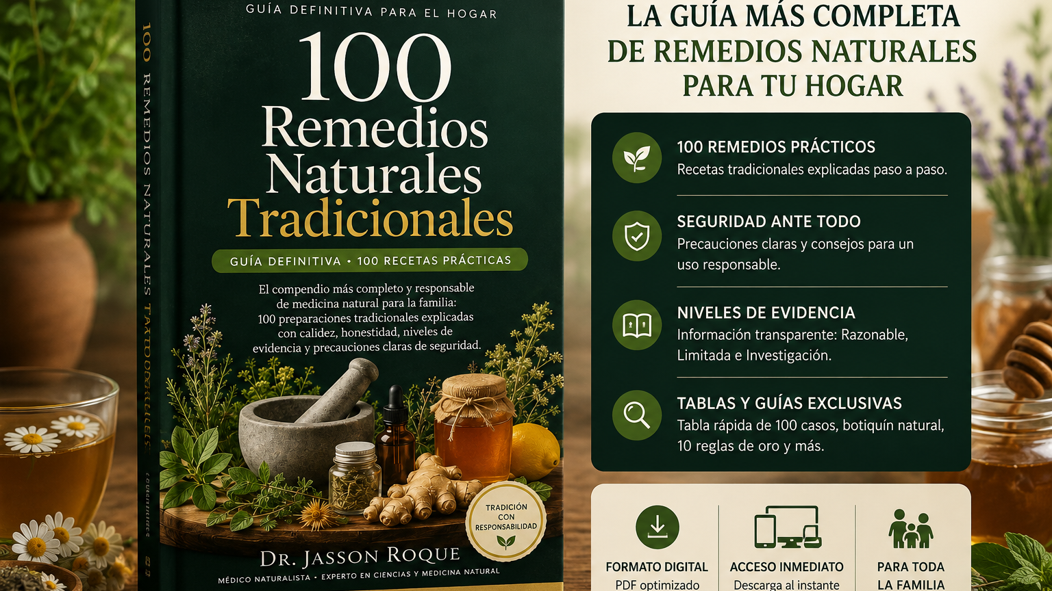 100 Remedios Naturales Tradicionales