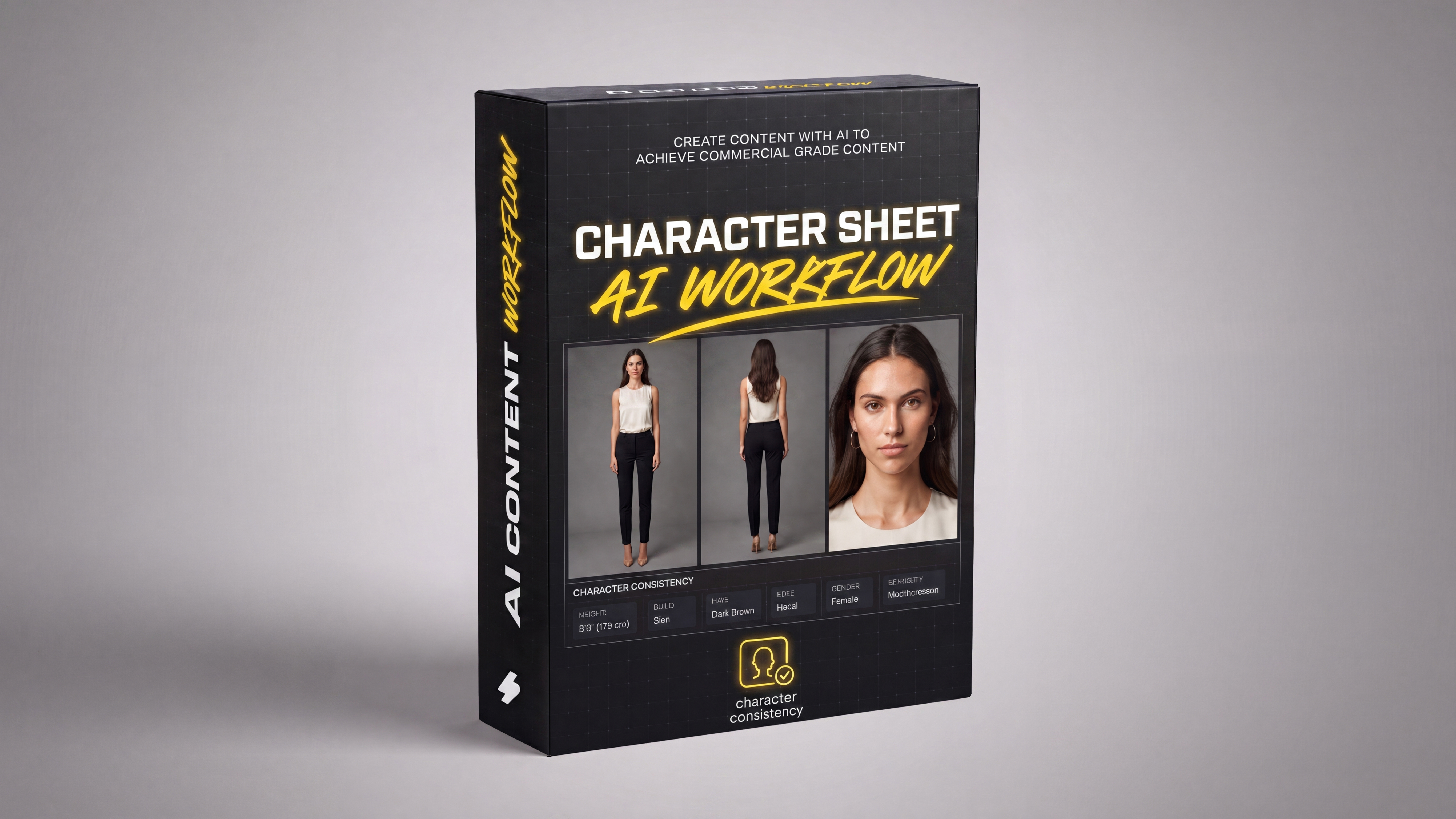 Character Sheet for AI Consistency - AI Workflow