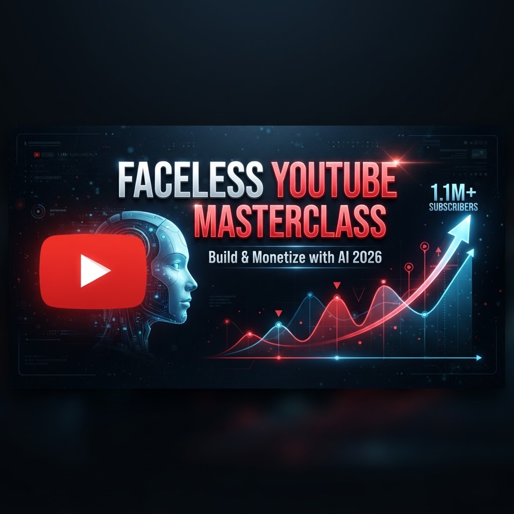 Faceless YouTube Masterclass: Build & Monetize with AI 2026