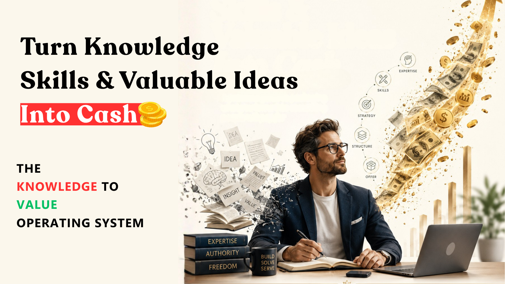 Turn Your Skills, Knowledge & Ideas Into Something People Will Pay For